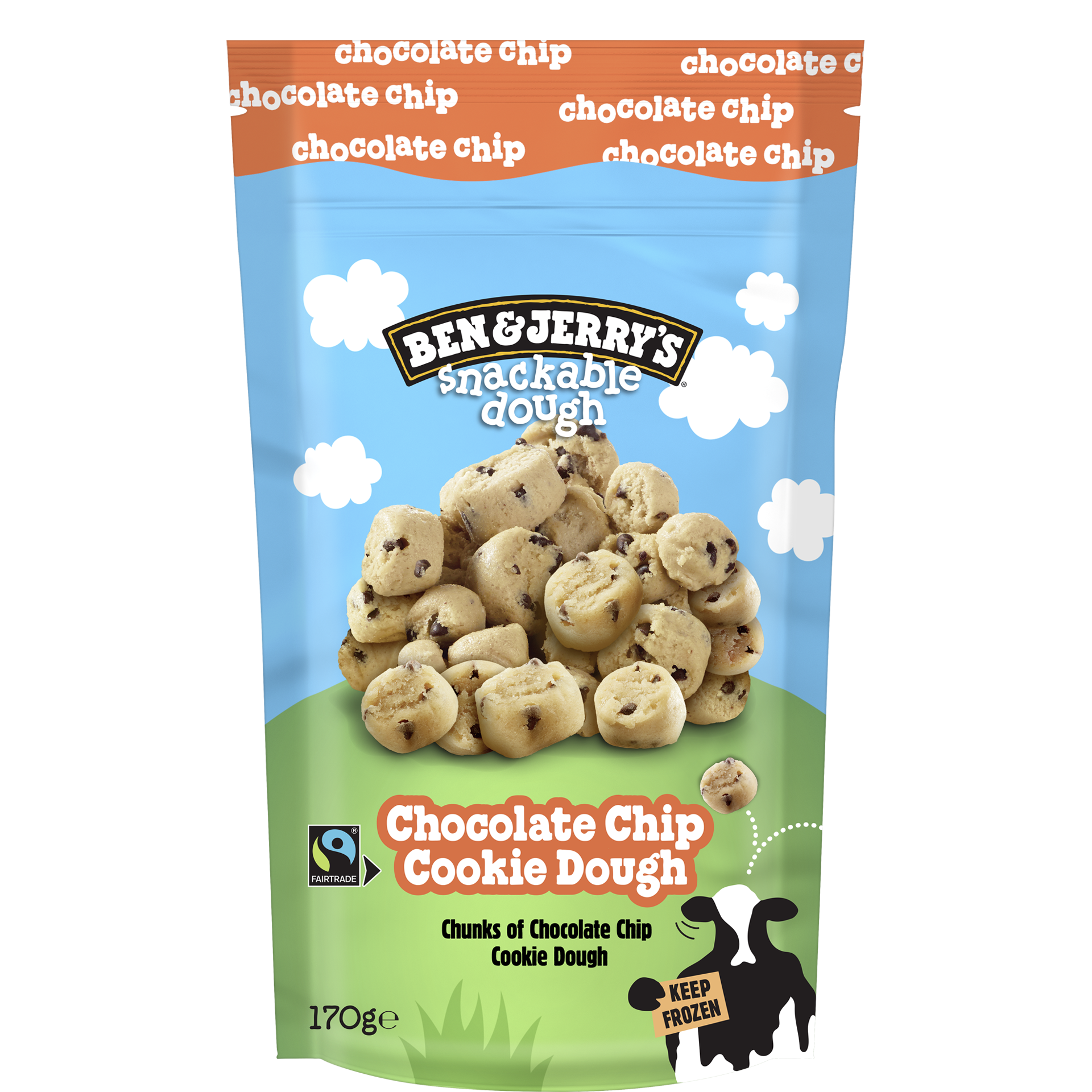 Chocolate Chip Cookie Dough Chunks - Bag