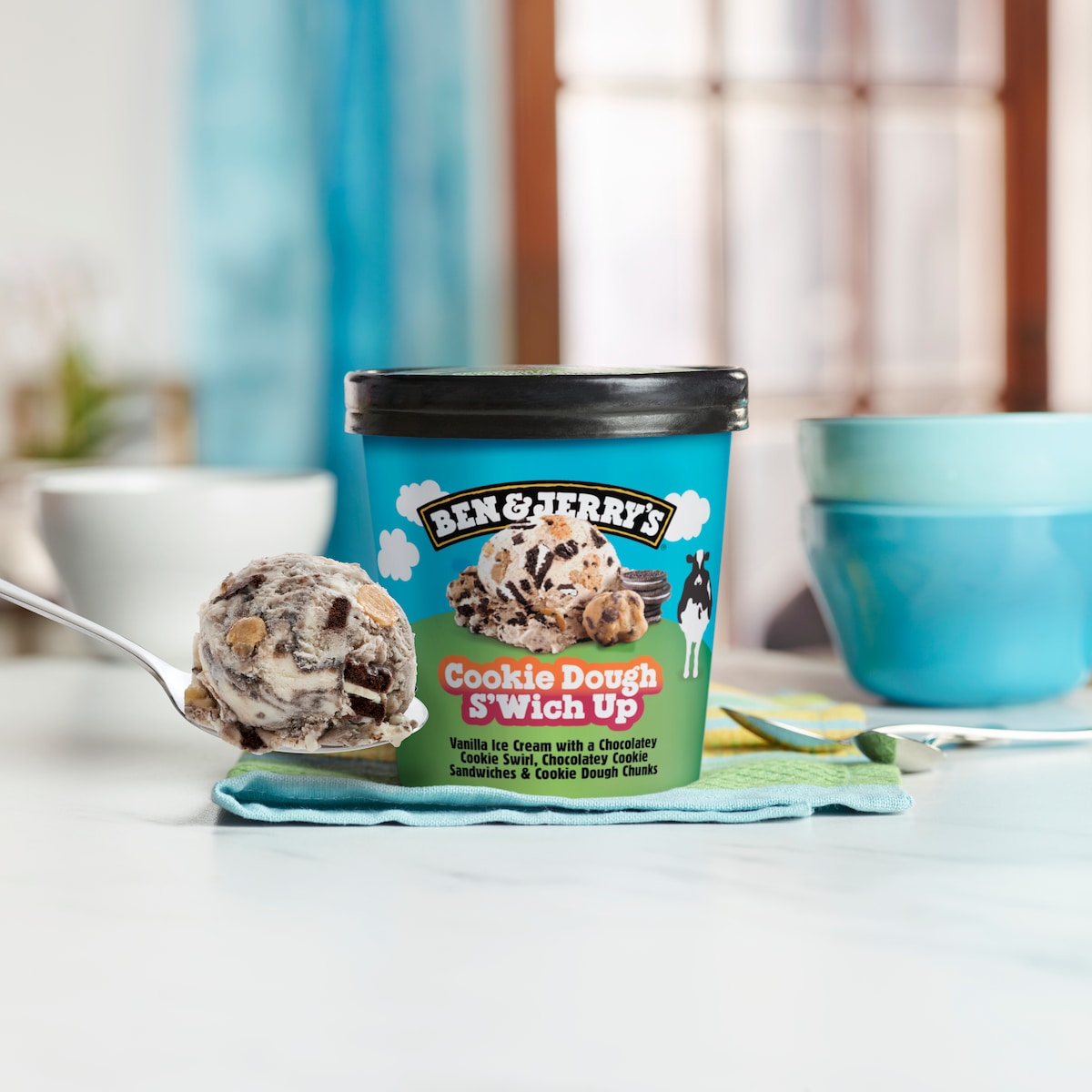 Cookie Dough S'wich Up Ice Cream - Pint 3 / 4