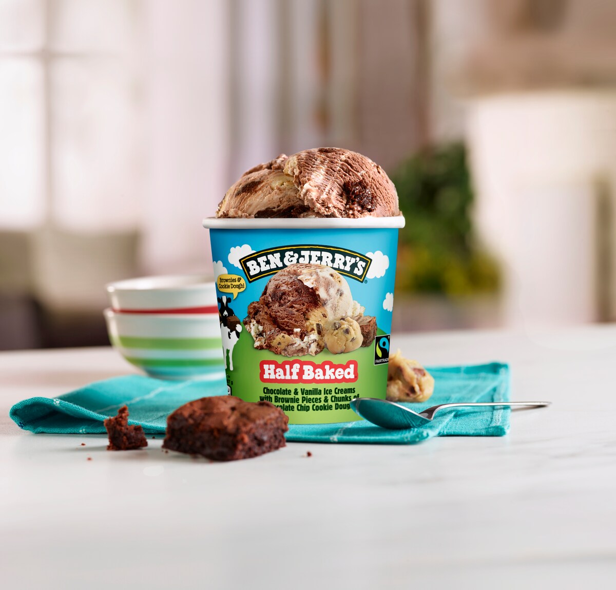 Half Baked Ice Cream - Pint 3 / 4
