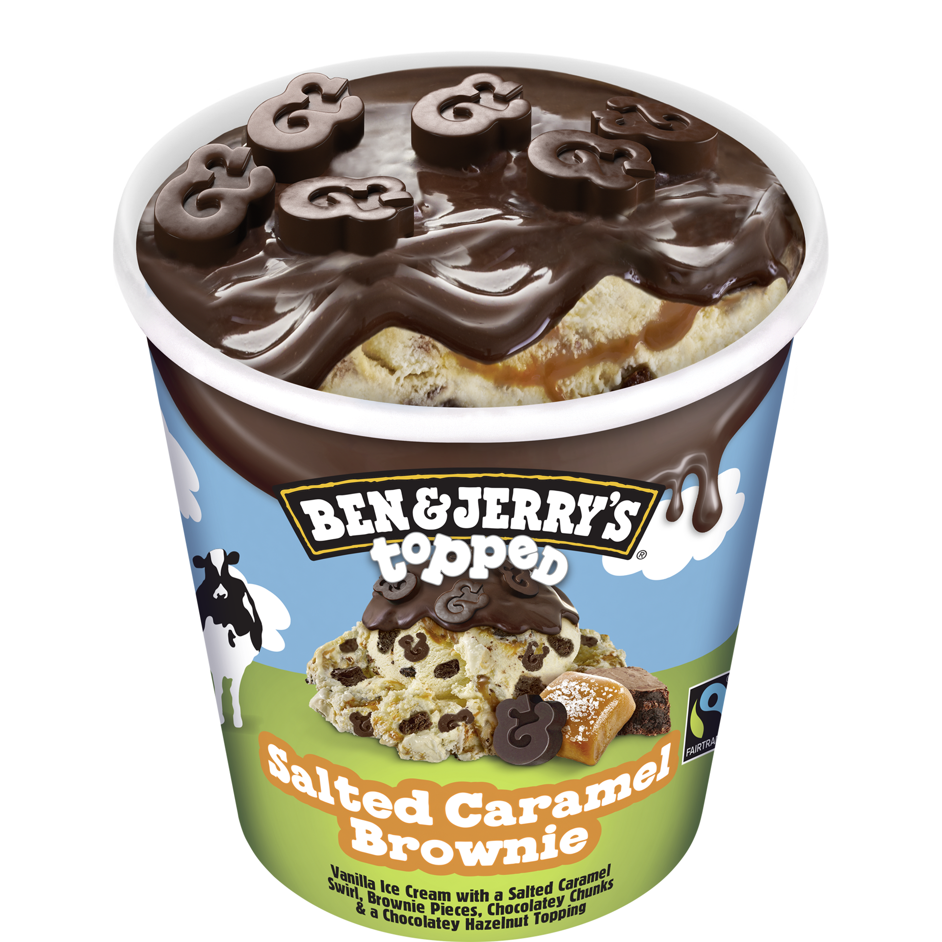 Salted Caramel Brownie Topped - Pint