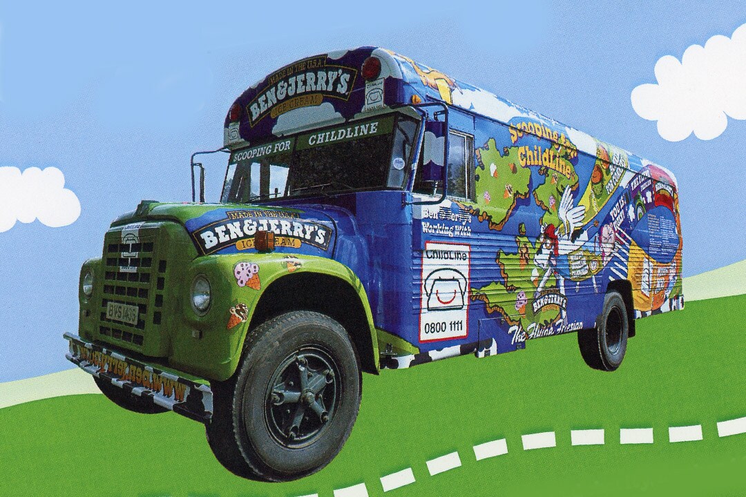 de Flying Friesian, een doldwaze omgebouwde tourbus